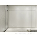 Reka bentuk baru gelongsor pintu kayu putih almari pakaian sederhana